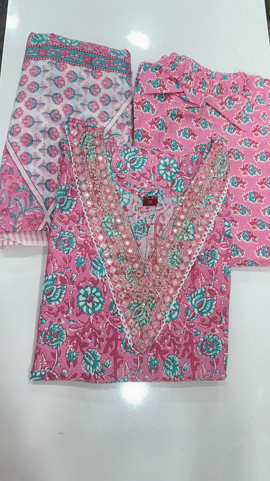 Kurtis set 3 piece