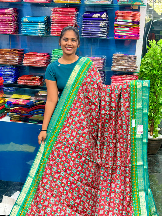 Mul cotton saree