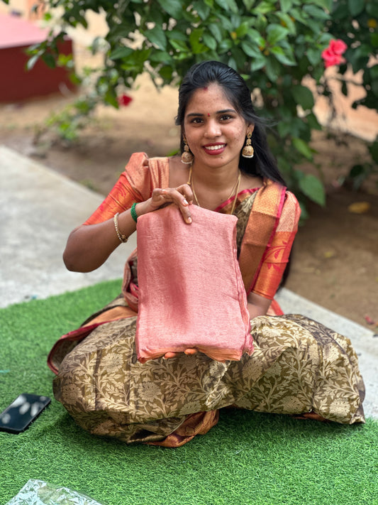 Space silk saree