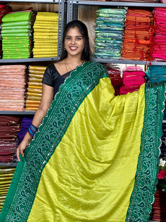 Bandhani Silk Saree