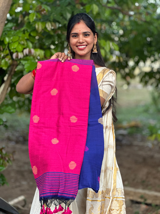 Mul cotton saree