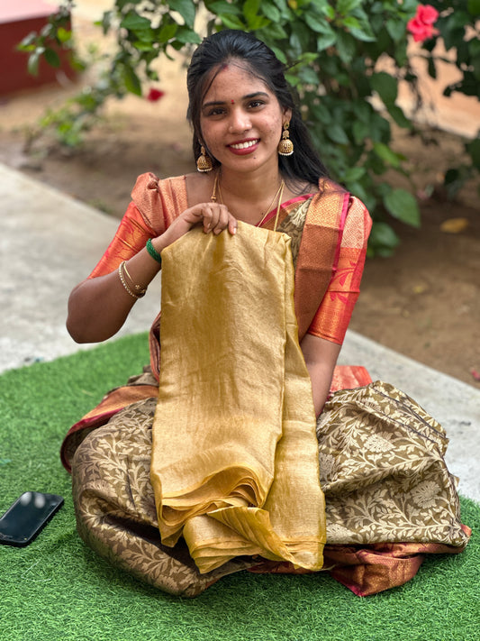 Space silk saree